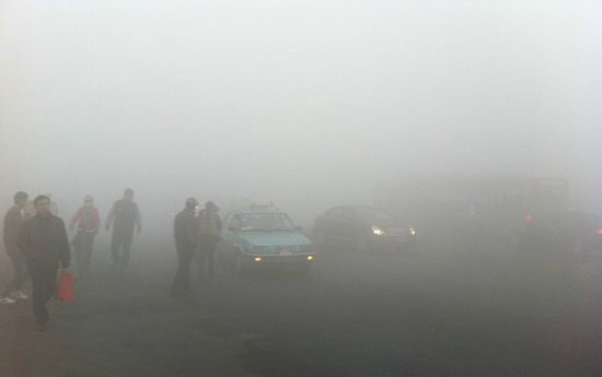 哈尔滨雾霾致公交车迷路 花6小时才到终点(图)