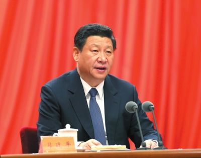 昨天，习近平在十八届中央纪委三次全会上发表重要讲话。新华社发